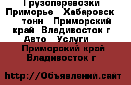 Грузоперевозки, Приморье - Хабаровск,  5 тонн - Приморский край, Владивосток г. Авто » Услуги   . Приморский край,Владивосток г.